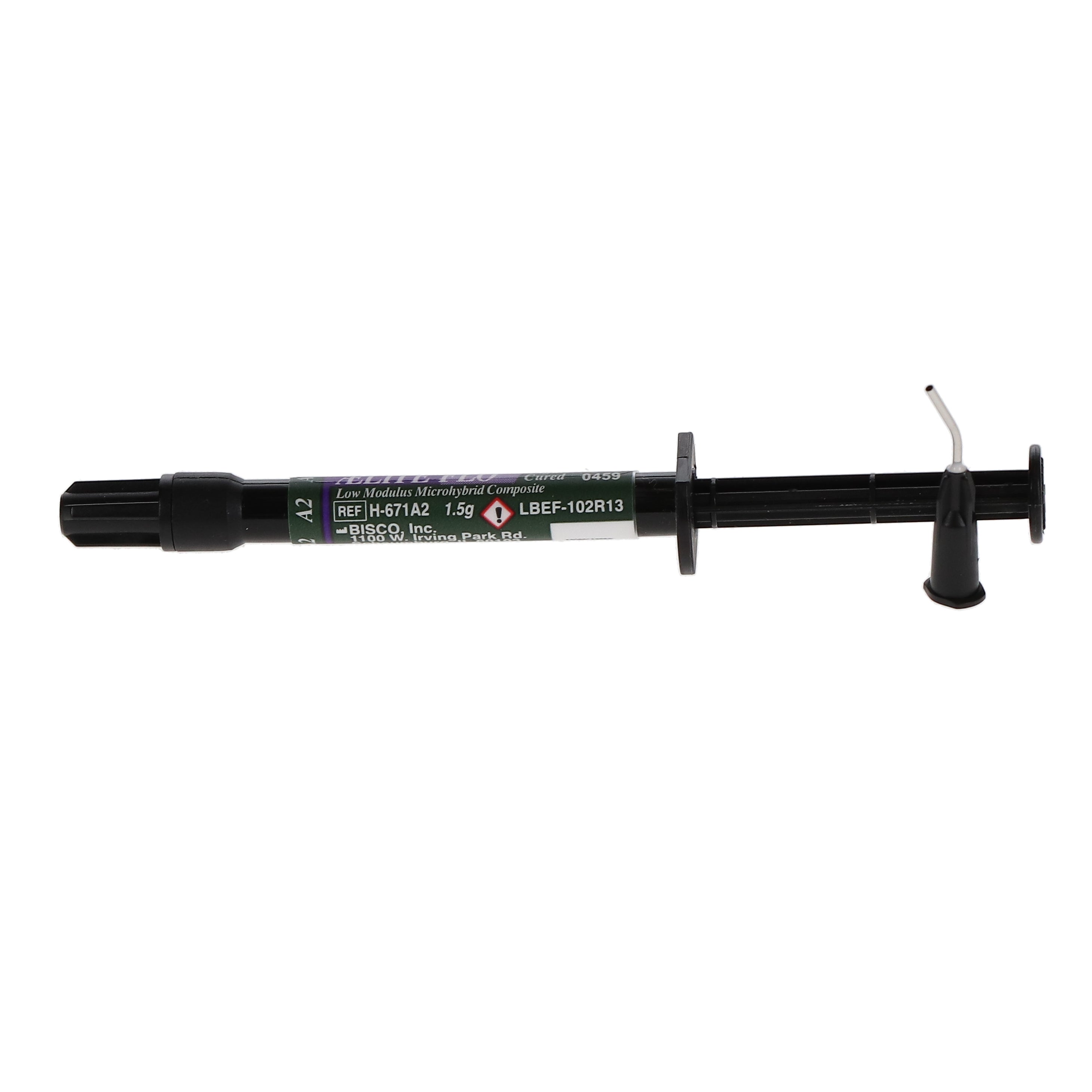 Bisco H671A2F AEliteFlo Light Cure Low Modulus Composite Syringe A2 1.5 Gm Bisco H671A2F AEliteFlo Light Cure Low Modulus Composite Syringe A2 1.5 Gm